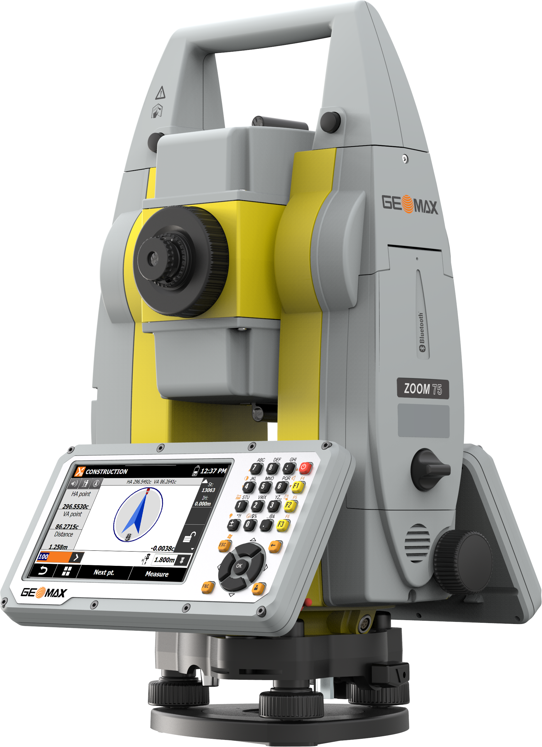 GeoMax Zoom75 robotic total station side view