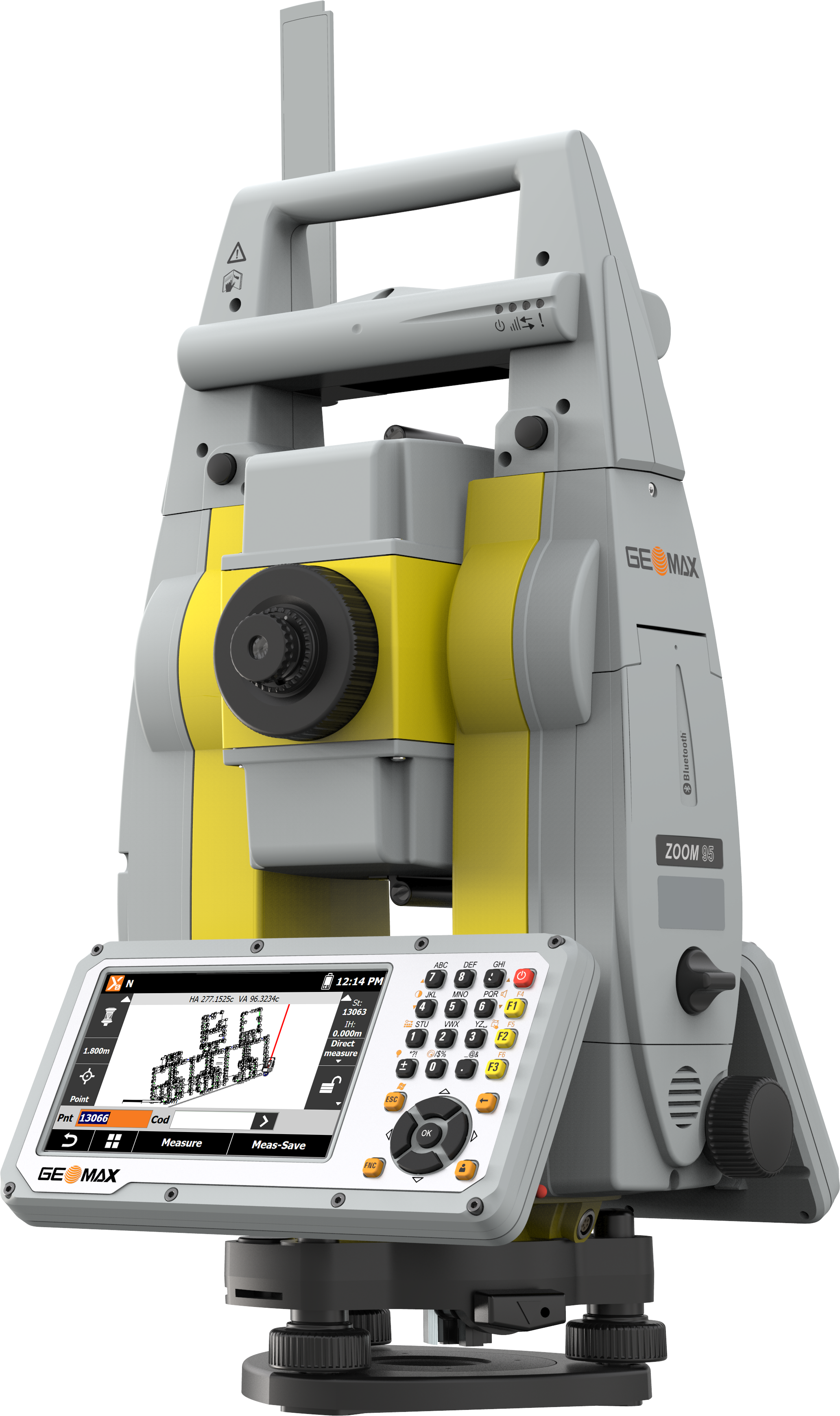 GeoMax Zoom95 robotic total station side view