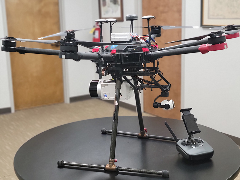 DJI Matrice 600 Pro Drone with LiDARUSA Surveyor 32 Sensor