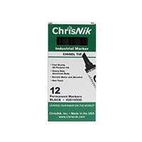 box of chrisnik chisel tip markers