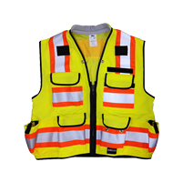 yellow surveyor's safety vest